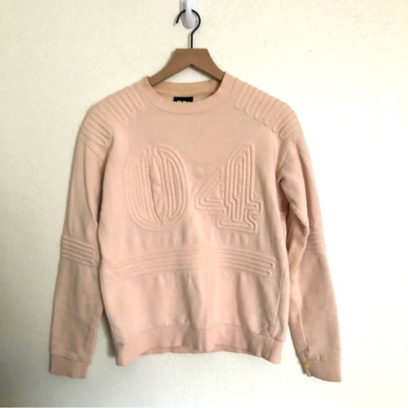 IVY PARK by Beyoncé 04 Corded Sweatshirt Blush Pink XS - Picture 6 of 10